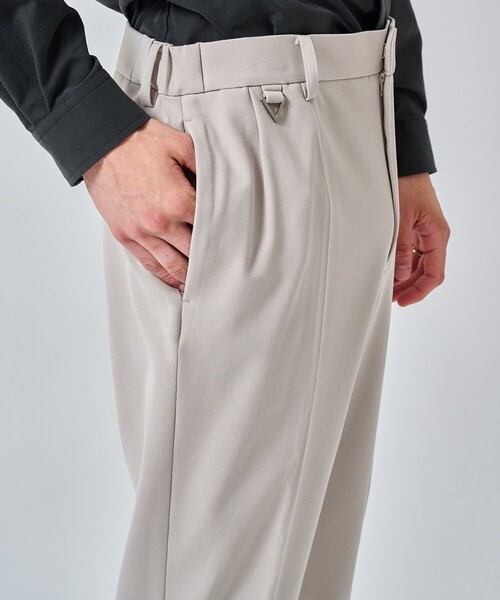 CITY TOKYO（シティトウキョウ）の「ハイストレッチスリムテーパードスラックス（スラックス・メンズ・グレイッシュベージュ/ブラック/ブラウン/ネイビー・2/3/1）」の14枚目の写真
