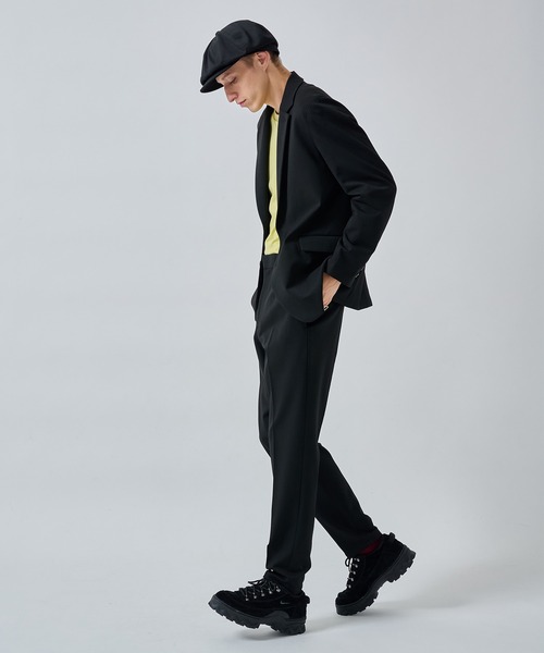 CITY TOKYO（シティトウキョウ）の「ハイストレッチスリムテーパードスラックス（スラックス・メンズ・グレイッシュベージュ/ブラック/ブラウン/ネイビー・2/3/1）」の15枚目の写真