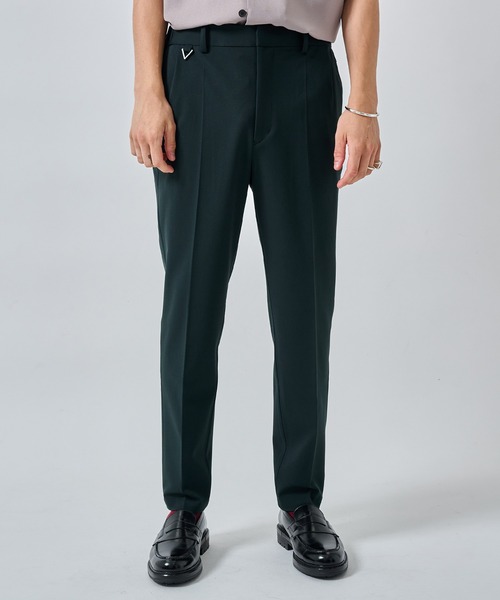 CITY TOKYO（シティトウキョウ）の「ハイストレッチスリムテーパードスラックス（スラックス・メンズ・グレイッシュベージュ/ブラック/ブラウン/ネイビー・2/3/1）」の17枚目の写真