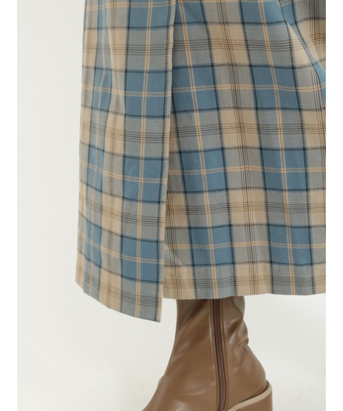 Te chichi TERRASSE（テチチテラス）の「チェックタイトスカート（スカート・レディース・グレー/ブルー/グリーン・ﾌﾘ-）」の16枚目の写真