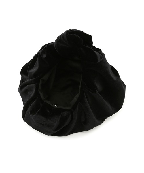 HELOYSE（エロイーズ）の「【HELOYSE】別注 ベロアcroissant shantung bag（ハンドバッグ・レディース・ブラック/ダークグリーン・FREE）」の16枚目の写真