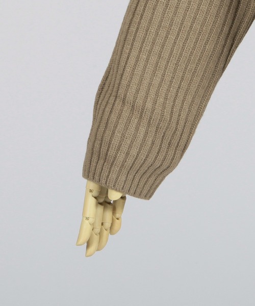 Julia Boutique（ジュリアブティック）の「タートルネックミニ丈ニットワンピース/22554（ワンピース・レディース・ブラック/アイボリー/モカ・ONE）」の17枚目の写真