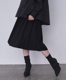 FEKETE | PLEATS FLARED SKIRT / フレアプリーツスカート(スカート)