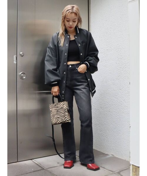 EVRIS（エヴリス）の「スクエアボックスショルダーバッグ（ショルダーバッグ・レディース・ブラック/その他1・FREE）」の4枚目の写真