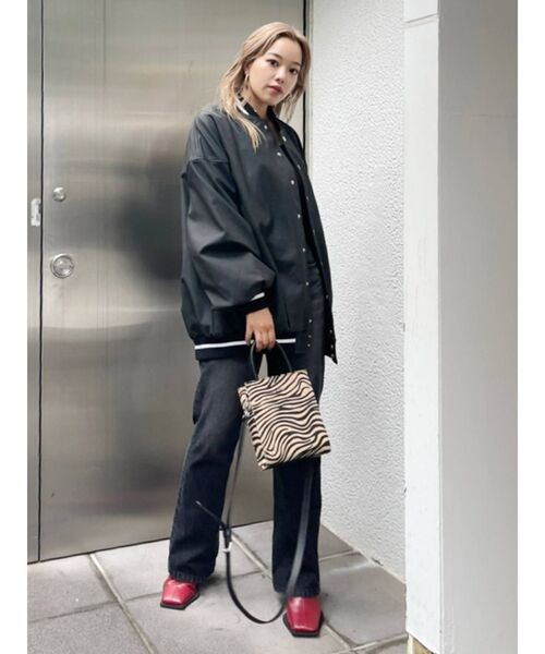 EVRIS（エヴリス）の「スクエアボックスショルダーバッグ（ショルダーバッグ・レディース・ブラック/その他1・FREE）」の10枚目の写真