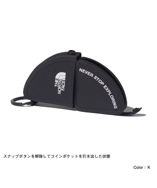THE NORTH FACE（ザノースフェイス）の「【THE NORTH FACE】PEBBLE COIN WALLET（コインケース・メンズ・ブラック/グレー/カーキ/ダークブラウン/ライトグレー/ピンク・FREE）」の8枚目の写真