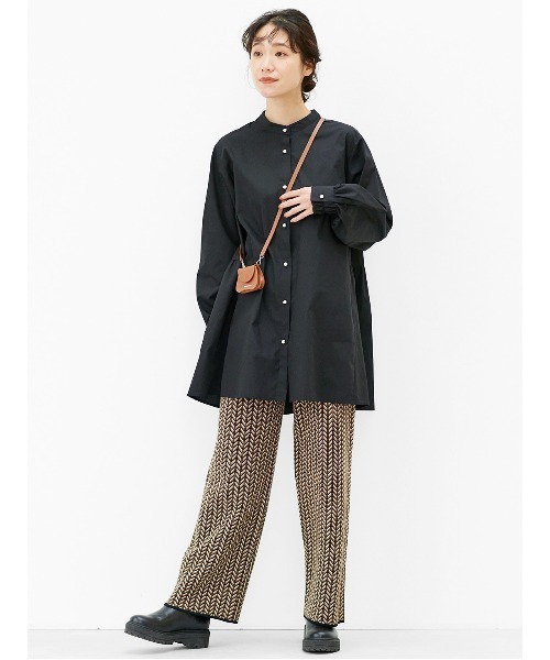 Live in comfort(リブインコンフォート)の「リブ イン コンフォート もちもちニットでリラックス感パジャマ級!ジャカード編みニットパンツ(その他パンツ・レディース・ベージュ系その他/ブラック系その他/ブラウン/ネイビー・MEDIUM/LARGE/X-LARGE/XX-LARGE/SMALL)」の5枚目の写真