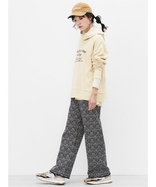 Live in comfort(リブインコンフォート)の「リブ イン コンフォート もちもちニットでリラックス感パジャマ級!ジャカード編みニットパンツ(その他パンツ・レディース・ベージュ系その他/ブラック系その他/ブラウン/ネイビー・MEDIUM/LARGE/X-LARGE/XX-LARGE/SMALL)」の9枚目の写真