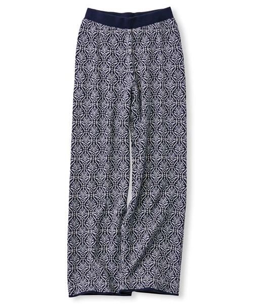 Live in comfort(リブインコンフォート)の「リブ イン コンフォート もちもちニットでリラックス感パジャマ級!ジャカード編みニットパンツ(その他パンツ・レディース・ベージュ系その他/ブラック系その他/ブラウン/ネイビー・MEDIUM/LARGE/X-LARGE/XX-LARGE/SMALL)」の12枚目の写真