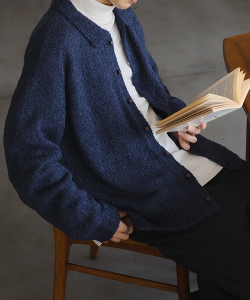 ブークレニットシャツカーディガン（カーディガン/ボレロ）｜epnok