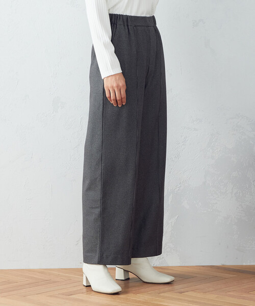 COMME CA ISM(コムサイズム)の「《裏起毛》セミワイドパンツ(その他パンツ・レディース・チャコール/グレー・X-SMALL/SMALL/MEDIUM/LARGE/X-LARGE)」の6枚目の写真