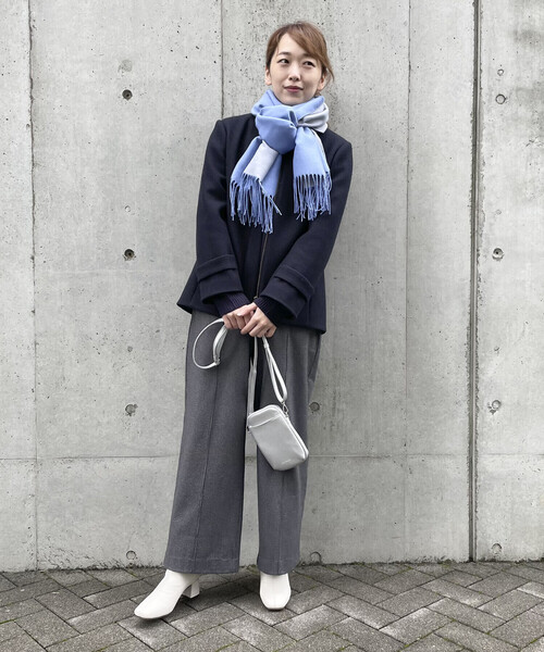 COMME CA ISM(コムサイズム)の「《裏起毛》セミワイドパンツ(その他パンツ・レディース・チャコール/グレー・X-SMALL/SMALL/MEDIUM/LARGE/X-LARGE)」の16枚目の写真