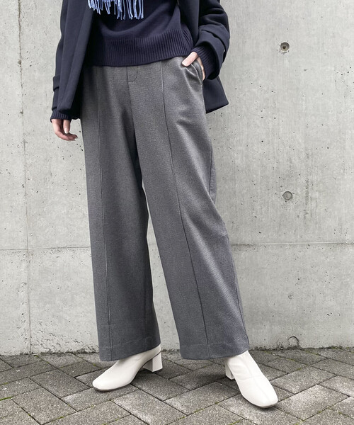COMME CA ISM(コムサイズム)の「《裏起毛》セミワイドパンツ(その他パンツ・レディース・チャコール/グレー・X-SMALL/SMALL/MEDIUM/LARGE/X-LARGE)」の19枚目の写真