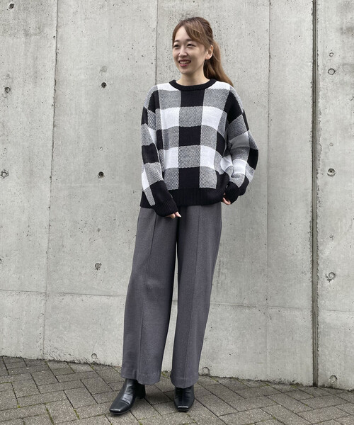 COMME CA ISM(コムサイズム)の「《裏起毛》セミワイドパンツ(その他パンツ・レディース・チャコール/グレー・X-SMALL/SMALL/MEDIUM/LARGE/X-LARGE)」の20枚目の写真