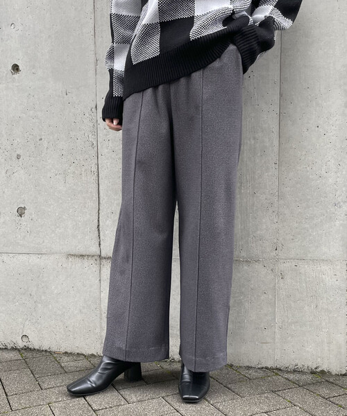 COMME CA ISM(コムサイズム)の「《裏起毛》セミワイドパンツ(その他パンツ・レディース・チャコール/グレー・X-SMALL/SMALL/MEDIUM/LARGE/X-LARGE)」の22枚目の写真