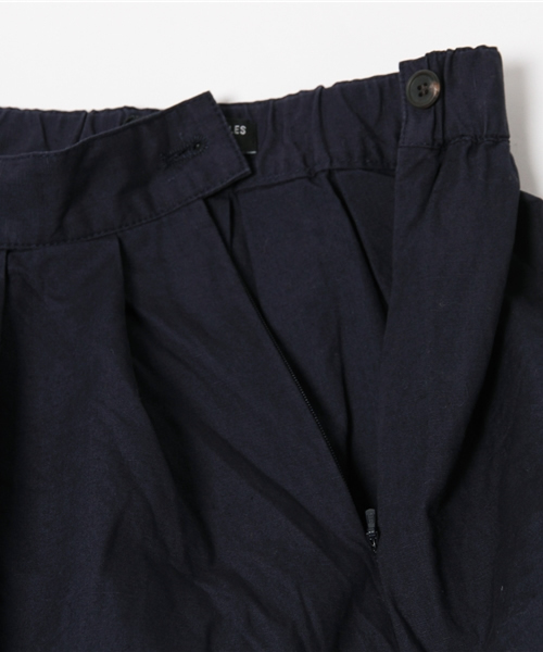 CIAOPANIC（チャオパニック）の「【Ciaopanic】　綿麻ウェザータックSK（スカート・レディース・カーキ/ネイビー・FREE）」の6枚目の写真