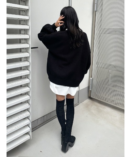 ENVYM（アンビー）の「カラールーズニットＰＯ（Tシャツ/カットソー・レディース・レッド/ホワイト/ブラック/ブルー・FREE）」の13枚目の写真