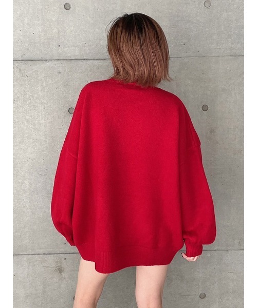 ENVYM（アンビー）の「カラールーズニットＰＯ（Tシャツ/カットソー・レディース・レッド/ホワイト/ブラック/ブルー・FREE）」の17枚目の写真