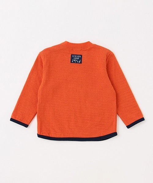 kladskap(クレードスコープ)の「工具接結長袖Tシャツ(Tシャツ/カットソー・キッズ・オレンジ/オフホワイト・110cm/90cm/120cm/130cm/100cm/80cm)」の3枚目の写真