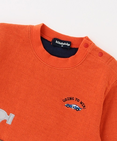 kladskap(クレードスコープ)の「工具接結長袖Tシャツ(Tシャツ/カットソー・キッズ・オレンジ/オフホワイト・110cm/90cm/120cm/130cm/100cm/80cm)」の4枚目の写真