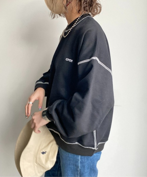 CPCM（シーピーシーエム）の「リバーシブルスウェット（スウェット・レディース・グレー/ブラック/アイボリー・2/1）」の19枚目の写真