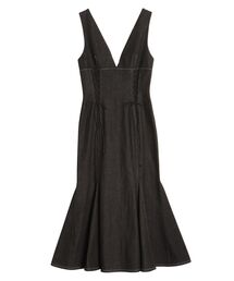 LAGUNAMOON | レースアップマーメイドデニムワンピース(ワンピース)