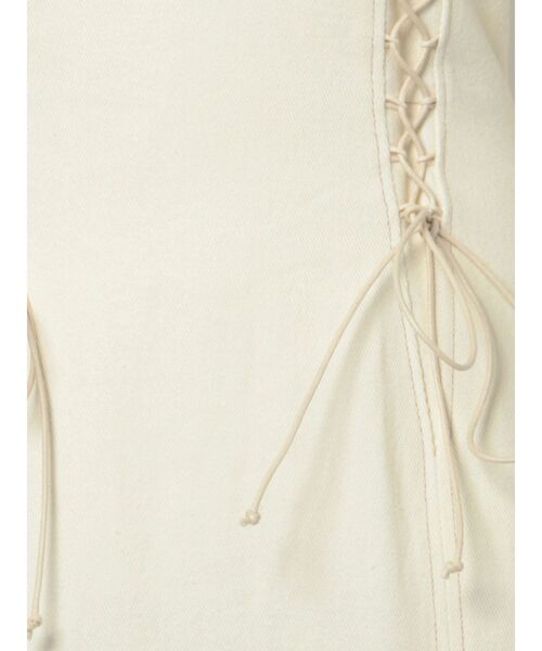 LAGUNAMOON（ラグナムーン）の「レースアップマーメイドデニムワンピース（ワンピース・レディース・インディゴブルー/ブラック/ホワイト・SMALL/MEDIUM）」の19枚目の写真