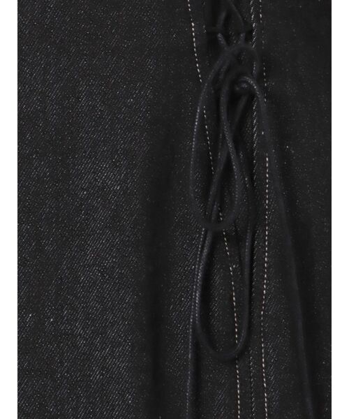 LAGUNAMOON（ラグナムーン）の「レースアップマーメイドデニムワンピース（ワンピース・レディース・インディゴブルー/ブラック/ホワイト・SMALL/MEDIUM）」の21枚目の写真