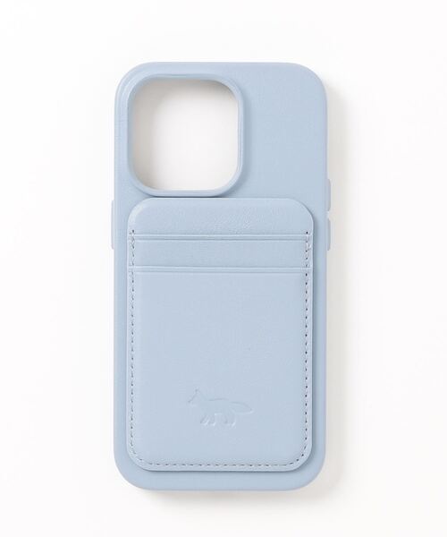 Maison Kitsune（メゾンキツネ）の「FOX MAGSAFE CARD CASE FOR I14 PRO MEDIUM BLUE（スマホケース/カバー・メンズ・ブルー系その他・U）」の5枚目の写真