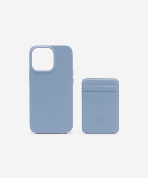 Maison Kitsune（メゾンキツネ）の「FOX MAGSAFE CARD CASE FOR I14 PRO MEDIUM BLUE（スマホケース/カバー・メンズ・ブルー系その他・U）」の3枚目の写真