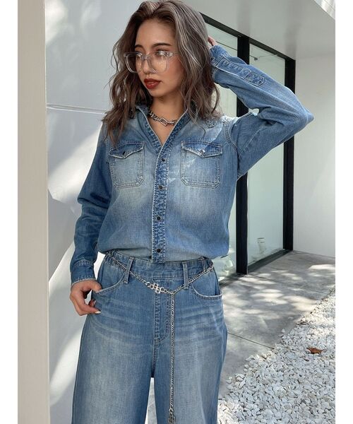 GYDA（ジェイダ）の「JEYSUS GGチェーンベルト（ベルト・レディース・ゴールド/シルバー・FREE）」の4枚目の写真