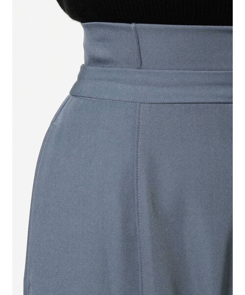 MURUA(ムルーア)の「ハイウエストベルトワイドパンツ(スラックス・レディース・モカ/アイボリー/ブルー・1/2)」の21枚目の写真