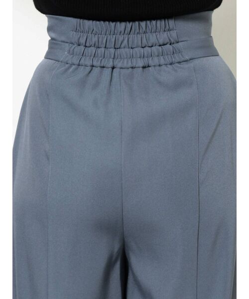 MURUA(ムルーア)の「ハイウエストベルトワイドパンツ(スラックス・レディース・モカ/アイボリー/ブルー・1/2)」の22枚目の写真