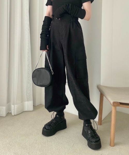 パンツ gadidanoniem HEATHER black gadidanoniem HEATHER black