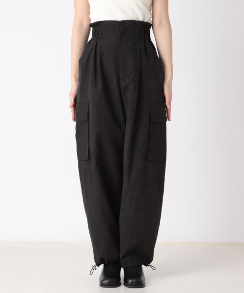 パンツ gadidanoniem HEATHER black GADID ANONIEM - HEATHER / BLACK
