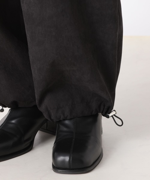 パンツ gadidanoniem HEATHER black セール】サイドZIPデザインパンツ 575279（カーゴパンツ