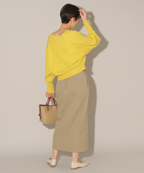 BARNYARDSTORM（バンヤードストーム）の「BARNYARDSTORM / 2WAYドルマンニット（カーディガン/ボレロ・レディース・ホワイト/ブルー/イエロー・1/0）」の16枚目の写真