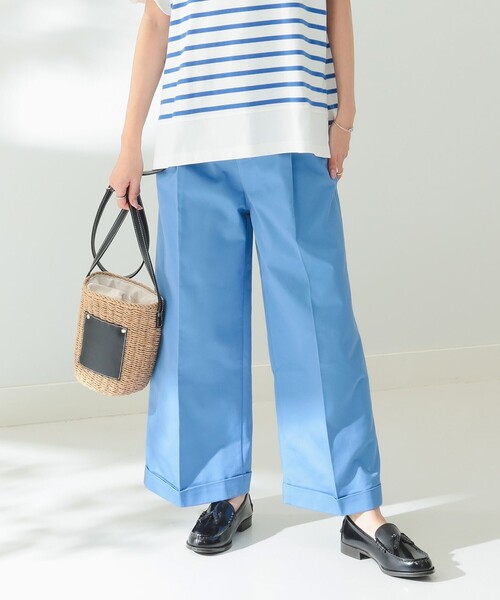 B:MING by BEAMS（ビーミングバイビームス）の「UNIVERSAL OVERALL × B:MING by BEAMS/ 別注 ワイドパンツ（その他パンツ・レディース・ホワイト/ライトブルー/ブラック・MEDIUM/SMALL）」の12枚目の写真