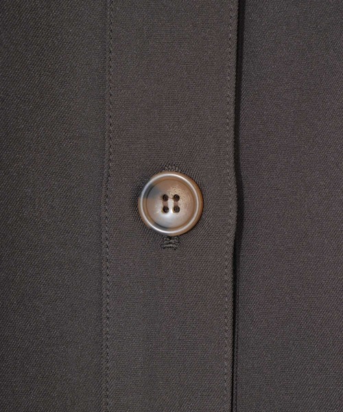 Honeys(ハニーズ)の「ミリタリージャケット(ミリタリージャケット・レディース・スミクロ/アイボリー/カーキ/グレイッシュベージュ・S/M/L)」の15枚目の写真