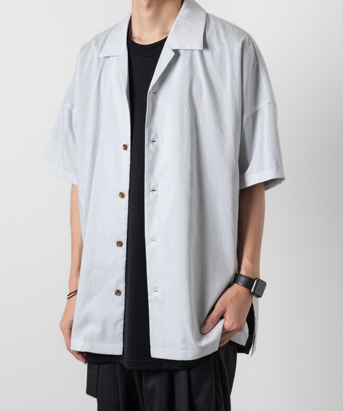 ATTACHMENT（アタッチメント）の「PE/LI オープンカラー S/S シャツPE