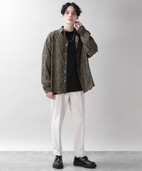 RAGEBLUE(レイジブルー)の「ラグイージー/総柄デザインシャツ(シャツ/ブラウス・メンズ・ダークグリーン/ブラック/ホワイト/ブラウン・MEDIUM/LARGE)」の21枚目の写真