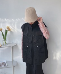 AS KNOW AS plus | ○スタンド シャカ ナイロンベスト(ベスト)