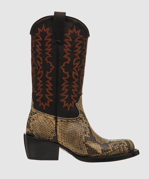 DRIES VAN NOTEN(ドリスヴァンノッテン)の「Cowboy boots(ブーツ・メンズ・ブラック・40/41/42/43)」の2枚目の写真