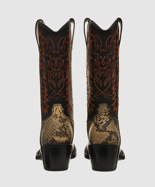 DRIES VAN NOTEN(ドリスヴァンノッテン)の「Cowboy boots(ブーツ・メンズ・ブラック・40/41/42/43)」の4枚目の写真