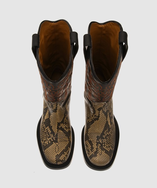 DRIES VAN NOTEN(ドリスヴァンノッテン)の「Cowboy boots(ブーツ・メンズ・ブラック・40/41/42/43)」の5枚目の写真