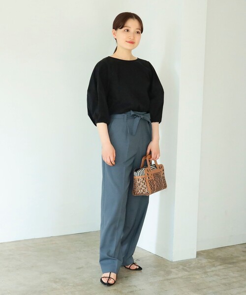 Demi-LuxeBEAMS/ランタンスリーブブラウス