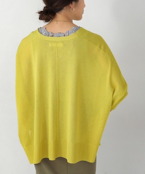 Bou Jeloud（ブージュルード）の「BOXシルエットショートカーディガン（カーディガン/ボレロ・レディース・イエロー/ブラック/グレイッシュベージュ/ブルー/ベージュ/オレンジ・FREE）」の10枚目の写真