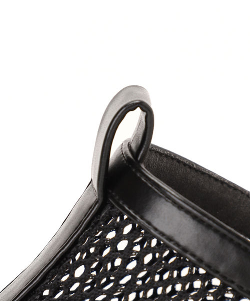 GRISE(グリーズ)の「GRISE 4cmスクエアラインイリメッシュミュール(その他シューズ・レディース・ベージュ/ブラック×ブラック・LARGE/MEDIUM/X-LARGE/SMALL)」の9枚目の写真