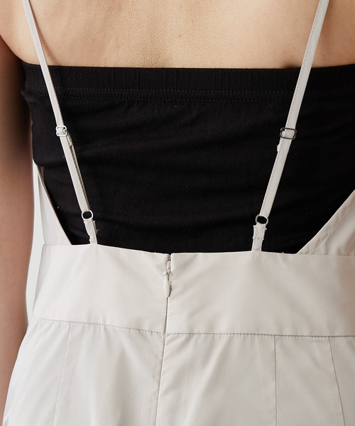GALLARDAGALANTE（ガリャルダガランテ）の「クロスキャミオールインワン（つなぎ/オールインワン・レディース・ブラック/ベージュ・0/1）」の20枚目の写真