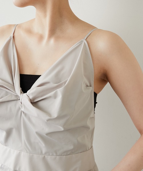 GALLARDAGALANTE（ガリャルダガランテ）の「クロスキャミオールインワン（つなぎ/オールインワン・レディース・ブラック/ベージュ・0/1）」の17枚目の写真